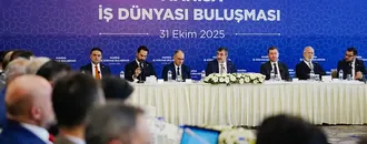 Cumhurbaşkanı Yardımcısı Yılmaz, Manisa'da iş dünyası temsilcileriyle buluştu: