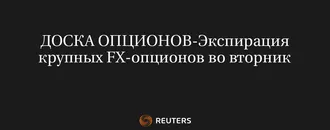 Экспирация Крупных FX-Опционов Во Вторник