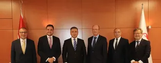 Turka araç muayene ekibinden Özelleştirme İdaresi Başkanlığına ziyaret