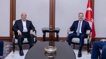 Fidan ve Hamas Lideri Hayye'den Kritik Görüşme