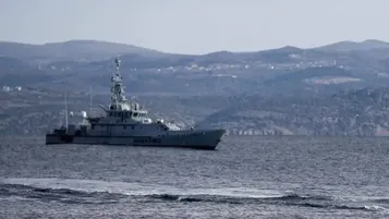 Frontex'e Ait Bir Gemi Meis Adası Açıklarında Battı