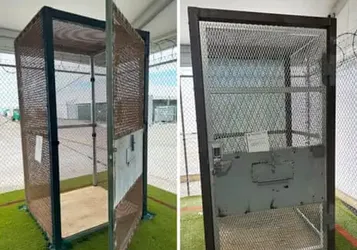 Alligator Alcatraz held detainees in cages the size of phone booths, DHS watchdog says