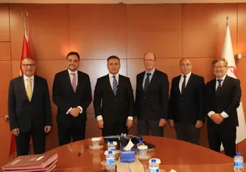 Turka araç muayene ekibinden Özelleştirme İdaresi Başkanlığına ziyaret