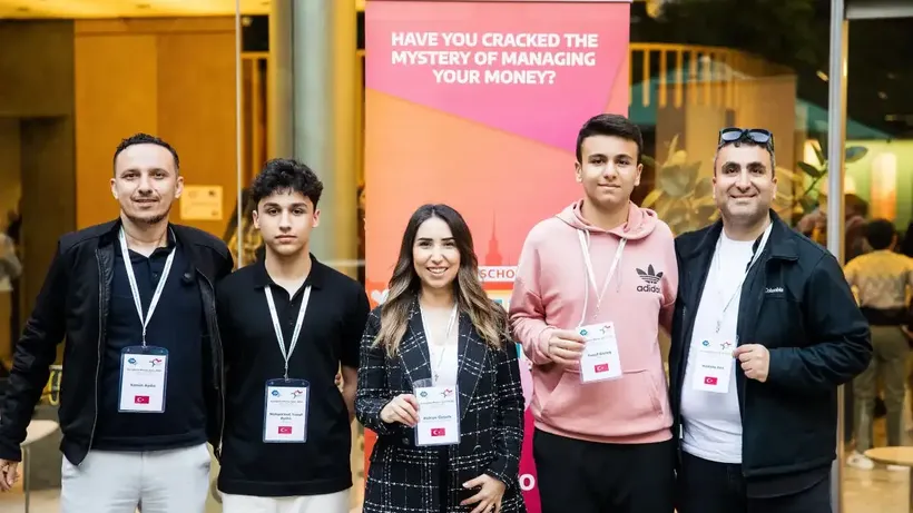 Avrupa Finansal Okuryazarlık Yarışması'nda iki öğrenci Türkiye'yi temsil etti