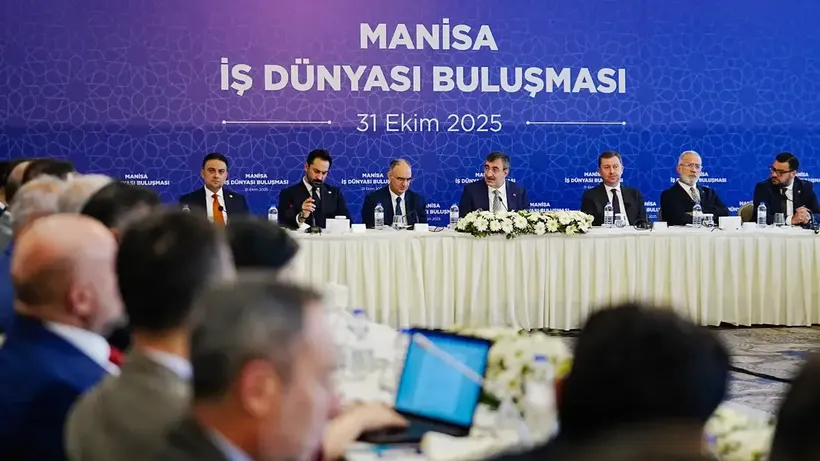 Cumhurbaşkanı Yardımcısı Yılmaz, Manisa'da iş dünyası temsilcileriyle buluştu: Cumhurbaşkanı Yardımcısı Yılmaz, Manisa'da iş dünyası temsilcileriyle buluştu: