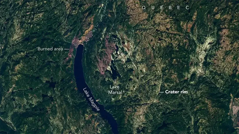 Google Maps'te Kamp Yeri Arıyordu, 390 Milyon Yıllık Göktaşı Krateri Buldu
