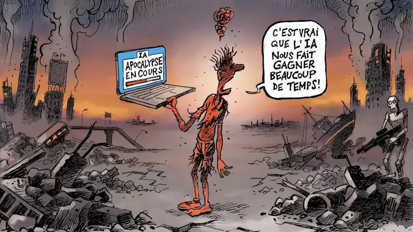L'Actu En Dessin : L’Ia Pourrait-Elle Vraiment Avoir Notre Peau ?
