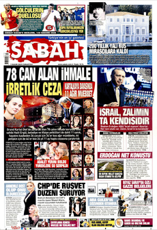 SABAH 1 Kasım 2025 gazete manşeti