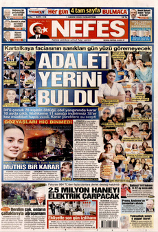 NEFES 1 Kasım 2025 gazete manşeti