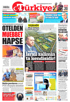TÜRKİYE GAZETESİ 1 Kasım 2025 gazete manşeti