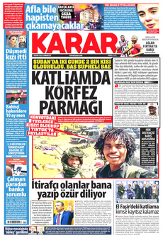 KARAR 1 Kasım 2025 gazete manşeti