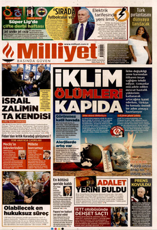 MİLLİYET 1 Kasım 2025 gazete manşeti