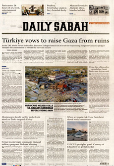 DAİLY SABAH 1 Kasım 2025 gazete manşeti