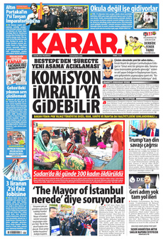 KARAR 3 Kasım 2025 gazete manşeti