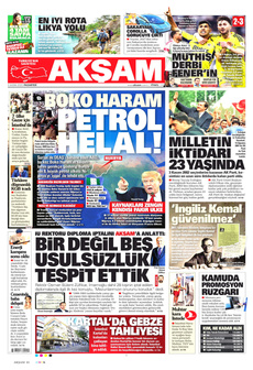 AKŞAM 3 Kasım 2025 gazete manşeti