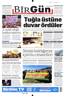 BİRGÜN 3 Kasım 2025 gazete manşeti