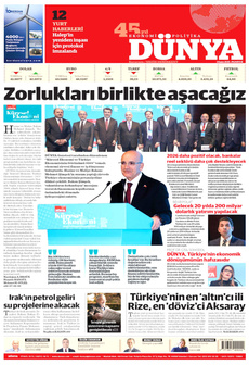 DÜNYA 3 Kasım 2025 gazete manşeti