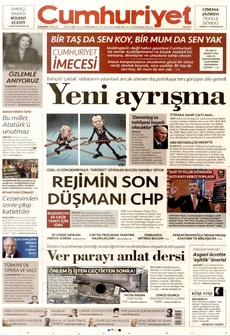 CUMHURİYET 5 Kasım 2025 gazete manşeti