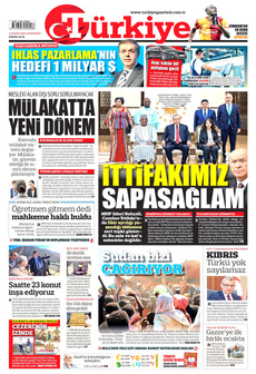 TÜRKİYE GAZETESİ 5 Kasım 2025 gazete manşeti