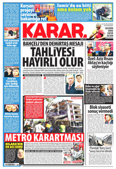 KARAR 5 Kasım 2025 gazete manşeti