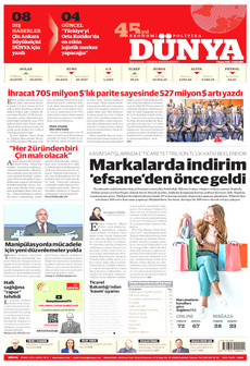 DÜNYA 5 Kasım 2025 gazete manşeti