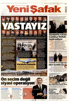 YENİ ŞAFAK 13 Kasım 2025 gazete manşeti