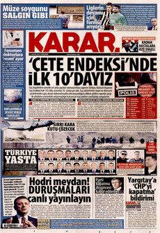 KARAR 13 Kasım 2025 gazete manşeti