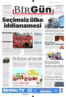 BİRGÜN 13 Kasım 2025 gazete manşeti