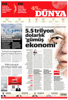 DÜNYA 13 Kasım 2025 gazete manşeti