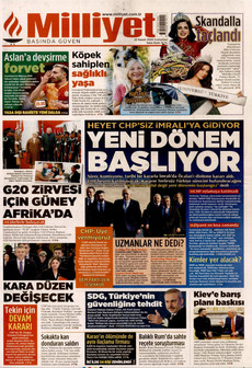 MİLLİYET 22 Kasım 2025 gazete manşeti