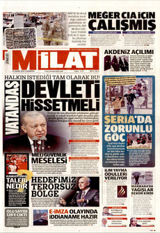MİLAT 29 Kasım 2025 gazete manşeti