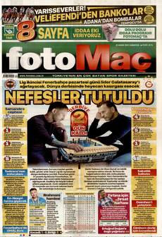 FOTOMAÇ 29 Kasım 2025 gazete manşeti