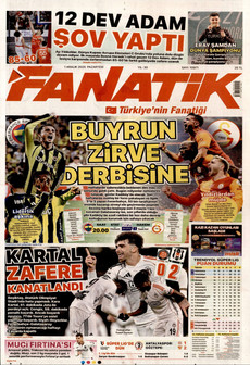 FANATİK 1 Aralık 2025 gazete manşeti