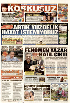 KORKUSUZ 2 Aralık 2025 gazete manşeti
