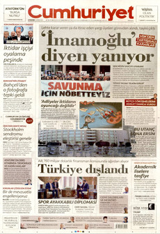 CUMHURİYET 3 Aralık 2025 gazete manşeti