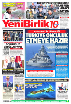 YENİBİRLİK 3 Aralık 2025 gazete manşeti