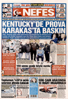 NEFES 5 Ocak 2026 gazete manşeti