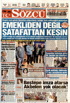 SÖZCÜ 5 Ocak 2026 gazete manşeti