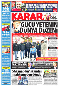 KARAR 5 Ocak 2026 gazete manşeti