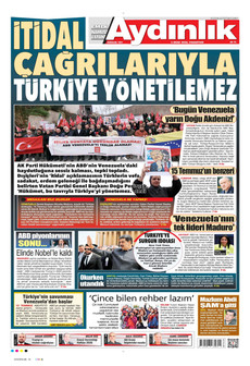 AYDINLIK GAZETESİ 5 Ocak 2026 gazete manşeti