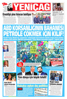 YENİÇAĞ 5 Ocak 2026 gazete manşeti