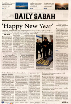 DAİLY SABAH 5 Ocak 2026 gazete manşeti