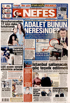 NEFES 28 Aralık 2025 gazete manşeti
