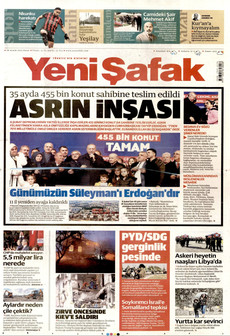 YENİ ŞAFAK 28 Aralık 2025 gazete manşeti