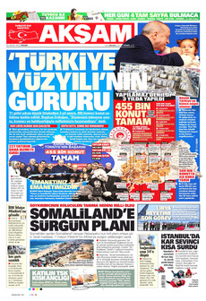 AKŞAM 28 Aralık 2025 gazete manşeti