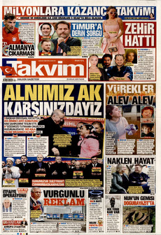 TAKVİM 28 Aralık 2025 gazete manşeti