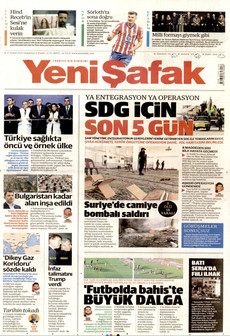 YENİ ŞAFAK 27 Aralık 2025 gazete manşeti