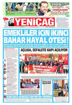 YENİÇAĞ 27 Aralık 2025 gazete manşeti
