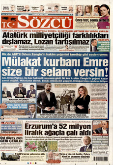 SÖZCÜ 19 Aralık 2025 gazete manşeti