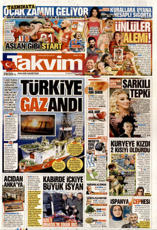 TAKVİM 19 Aralık 2025 gazete manşeti